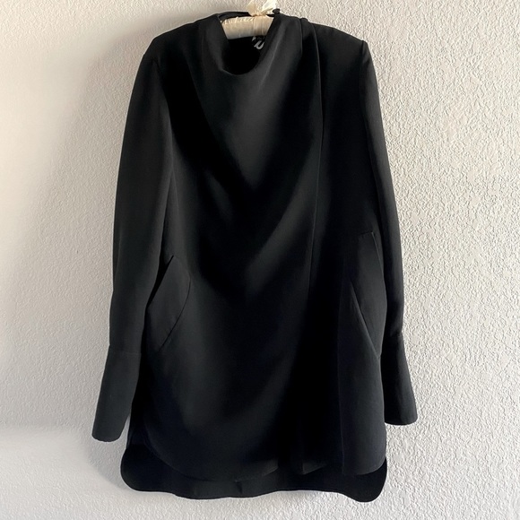 Topshop Dresses & Skirts - 𝅺WOMEN’S Topshop black long sleeve dress, pockets, high neck size 2